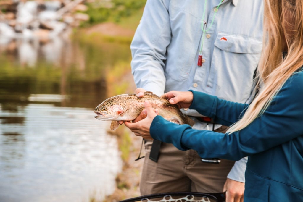 Fishing in The Colony at White Pine Canyon