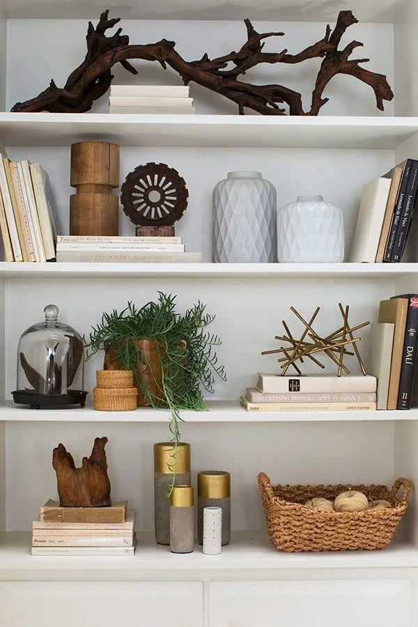 Styling Your Shelves