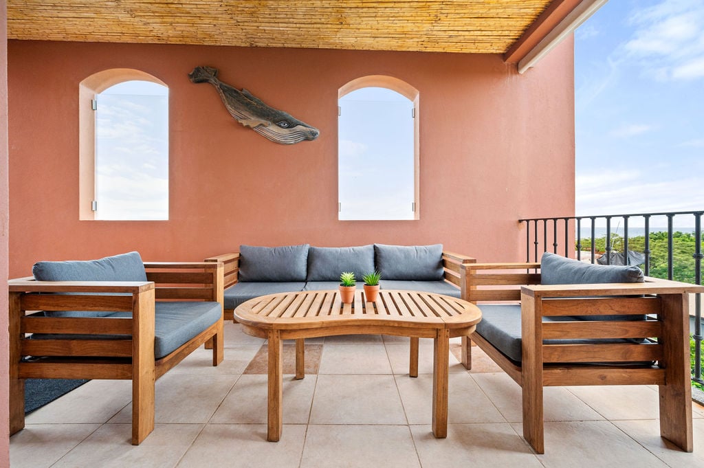 Naxos #19 | Ocean View 2-Bedroom Condo Steps from the Beach in Playa Langosta