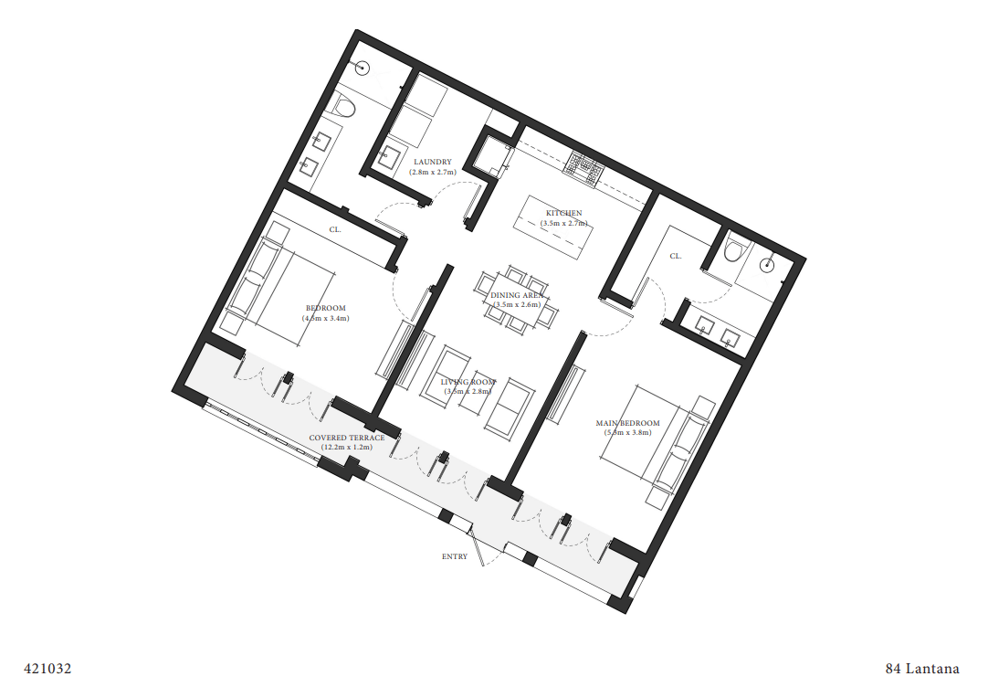 Lantana Residence 421032 | Elegant 2-Bedroom Condo in El Prado’s Premier Neighborhood