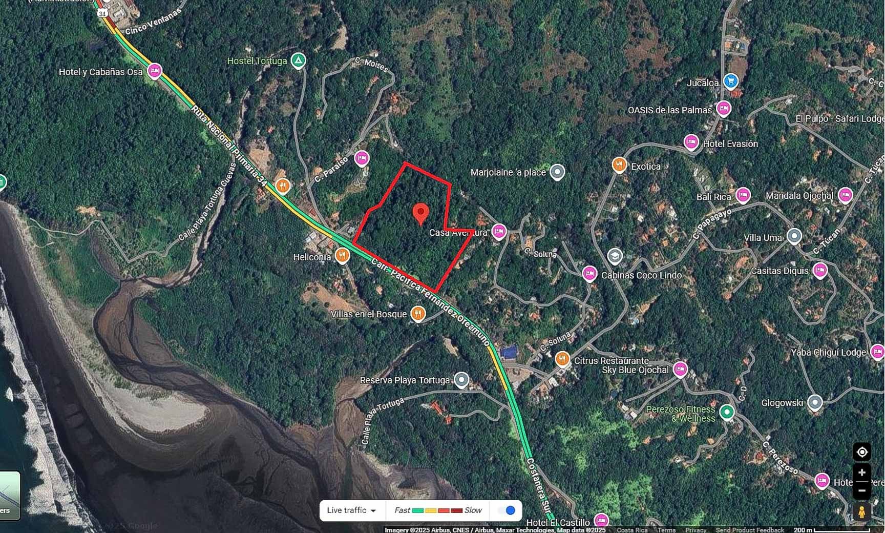 23-Acre Prime Highway Frontage Lot Near Ojochal & Ocean