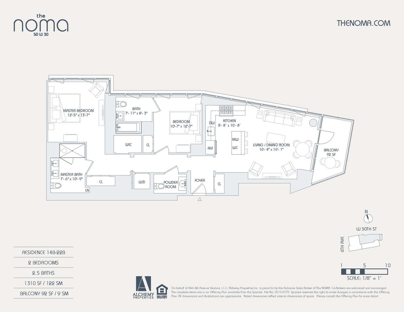 50 West 30th St, # 16B
