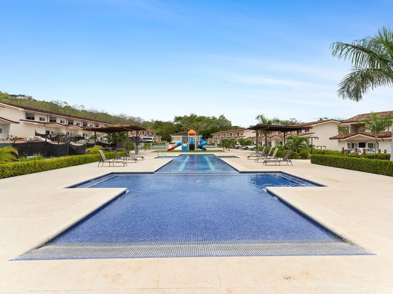 Jacarandas #2 | Affordable 3-Bedroom Townhouse Near Tamarindo Beach with Pool, Gym, and Secure Gated Living