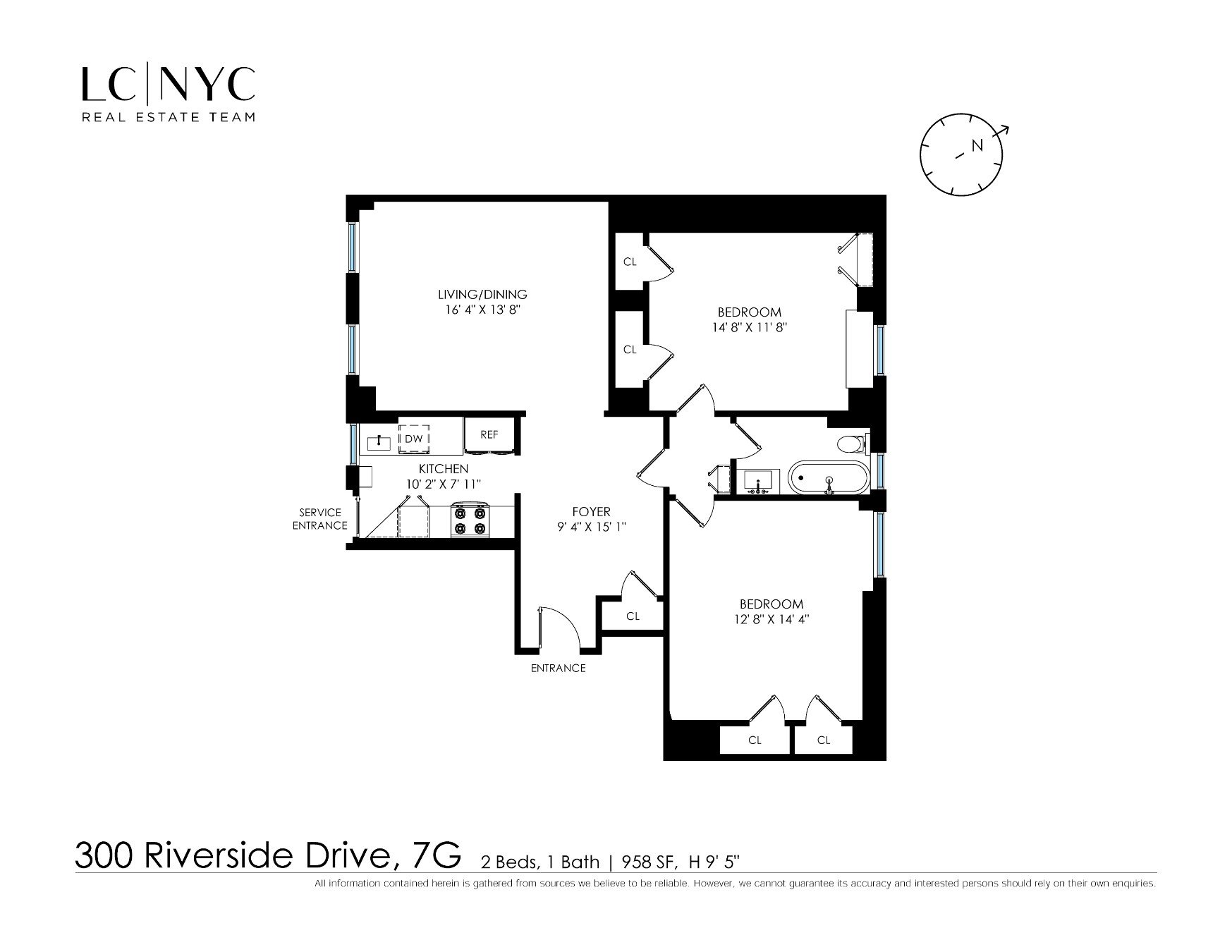 300 Riverside Drive #7G
