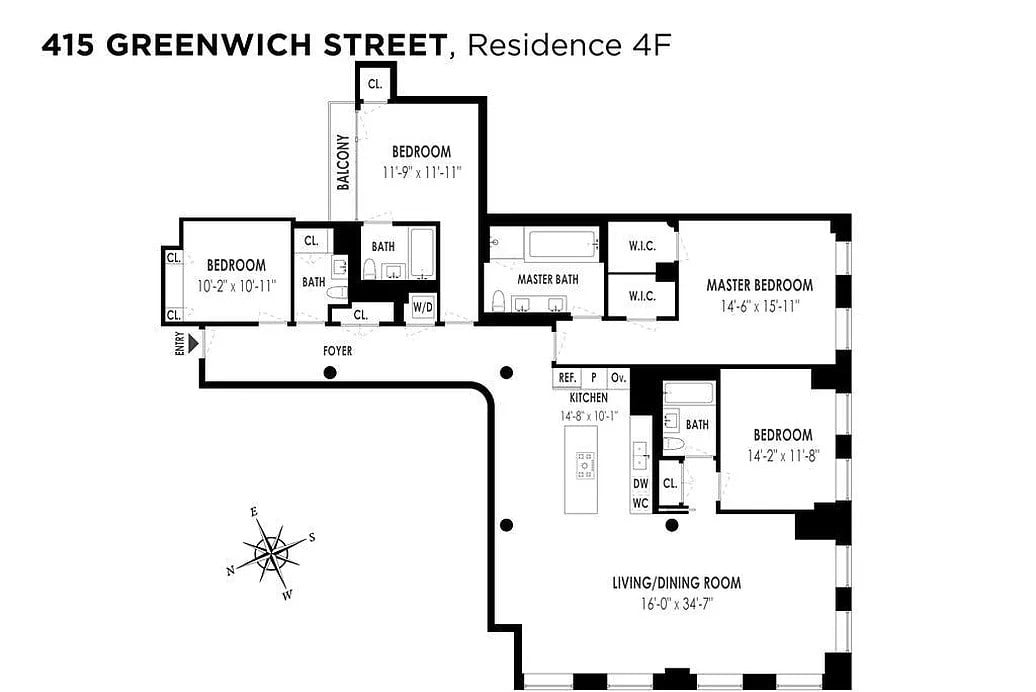 415 Greenwich St, #4F