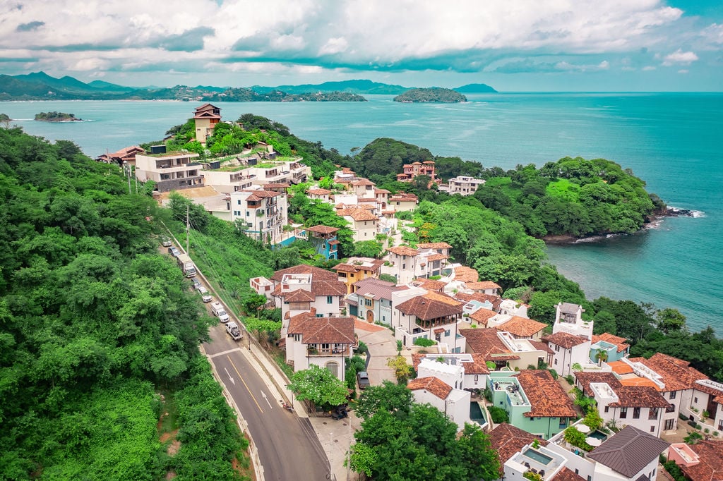 Villa Santorini | Four-level Oceanview Estate Nestled in the Hillside of Las Catalinas—Costa Rica’s Premier Car-free Beach Town.