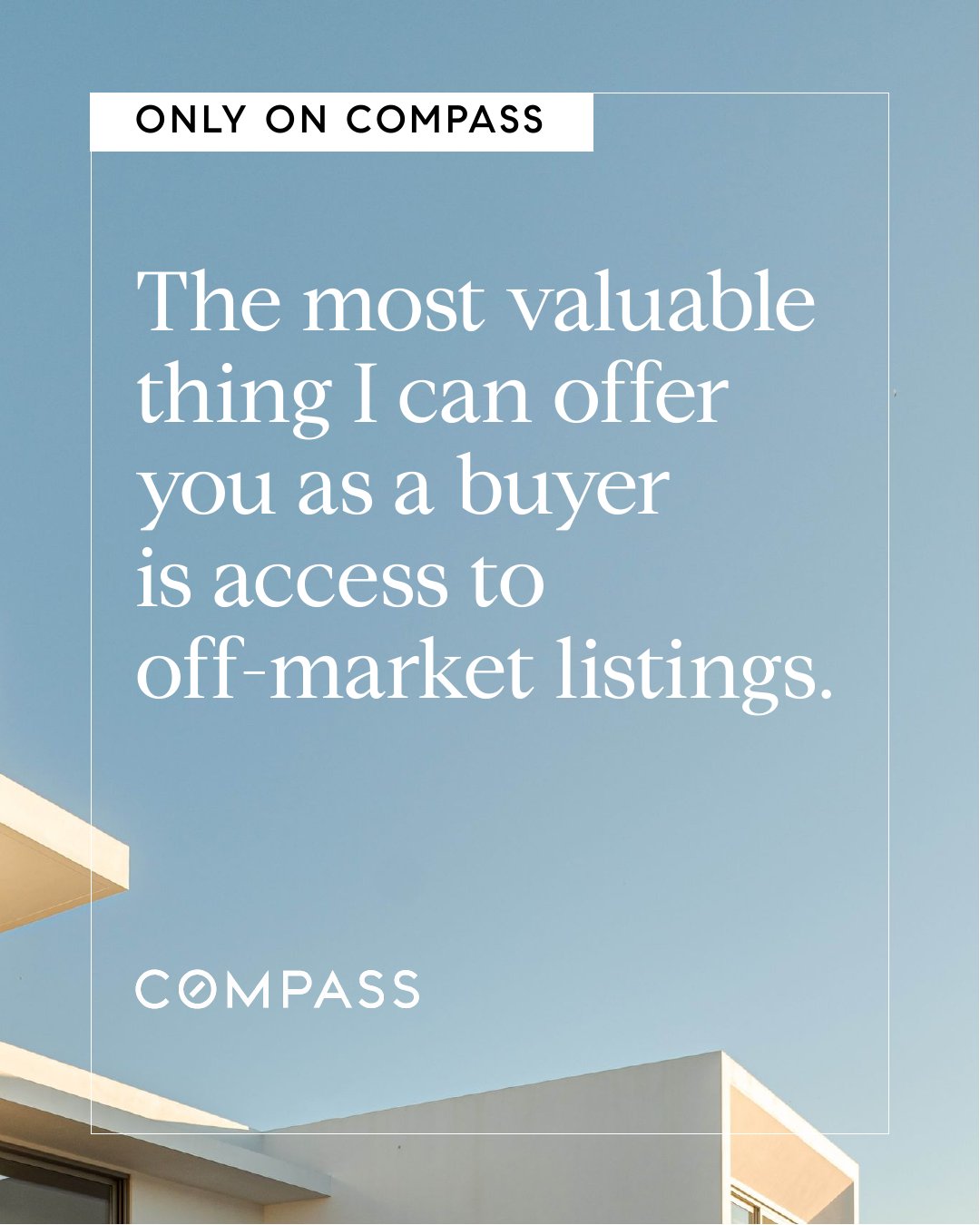 For Buyers - What we can offer you