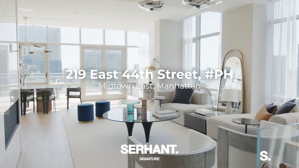 TOURING a HUGE NYC Penthouse with TWO Terraces | 219 East 44th Street, #PH