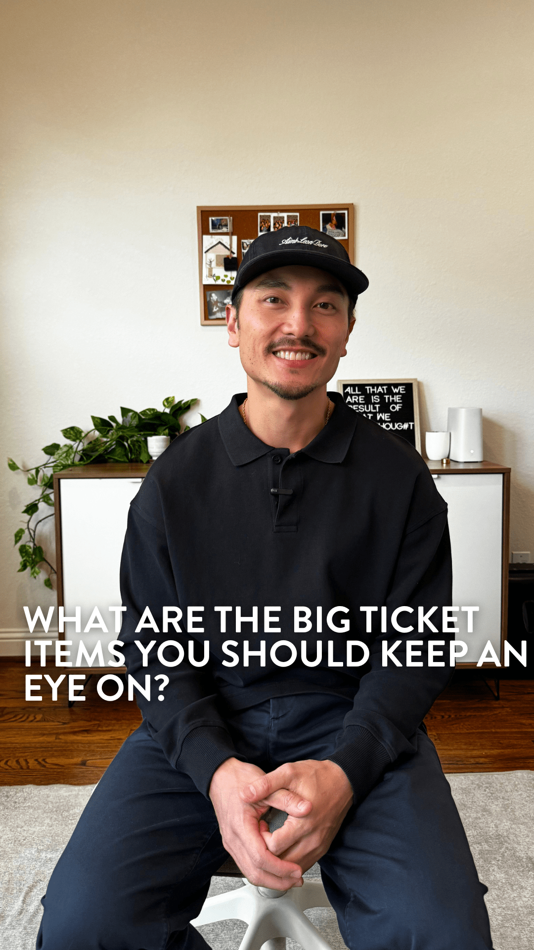 What are the big ticket items you should keep an eye on?