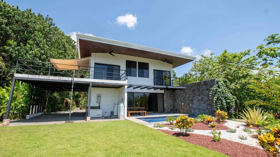 Tropical Ocean View Home with Pool in Escaleras Dominical