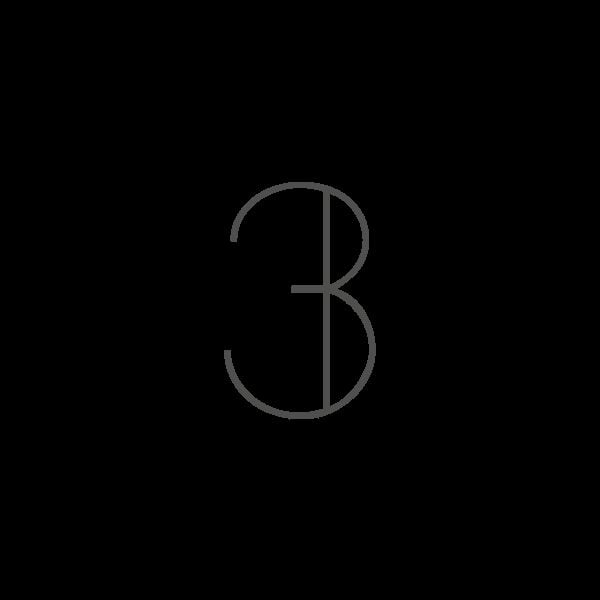 A stylized B mark