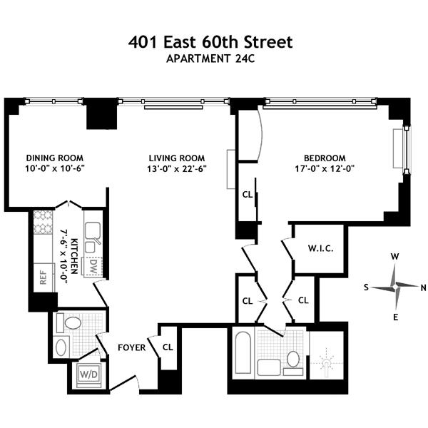 401 East 60th Street Unit: 24C