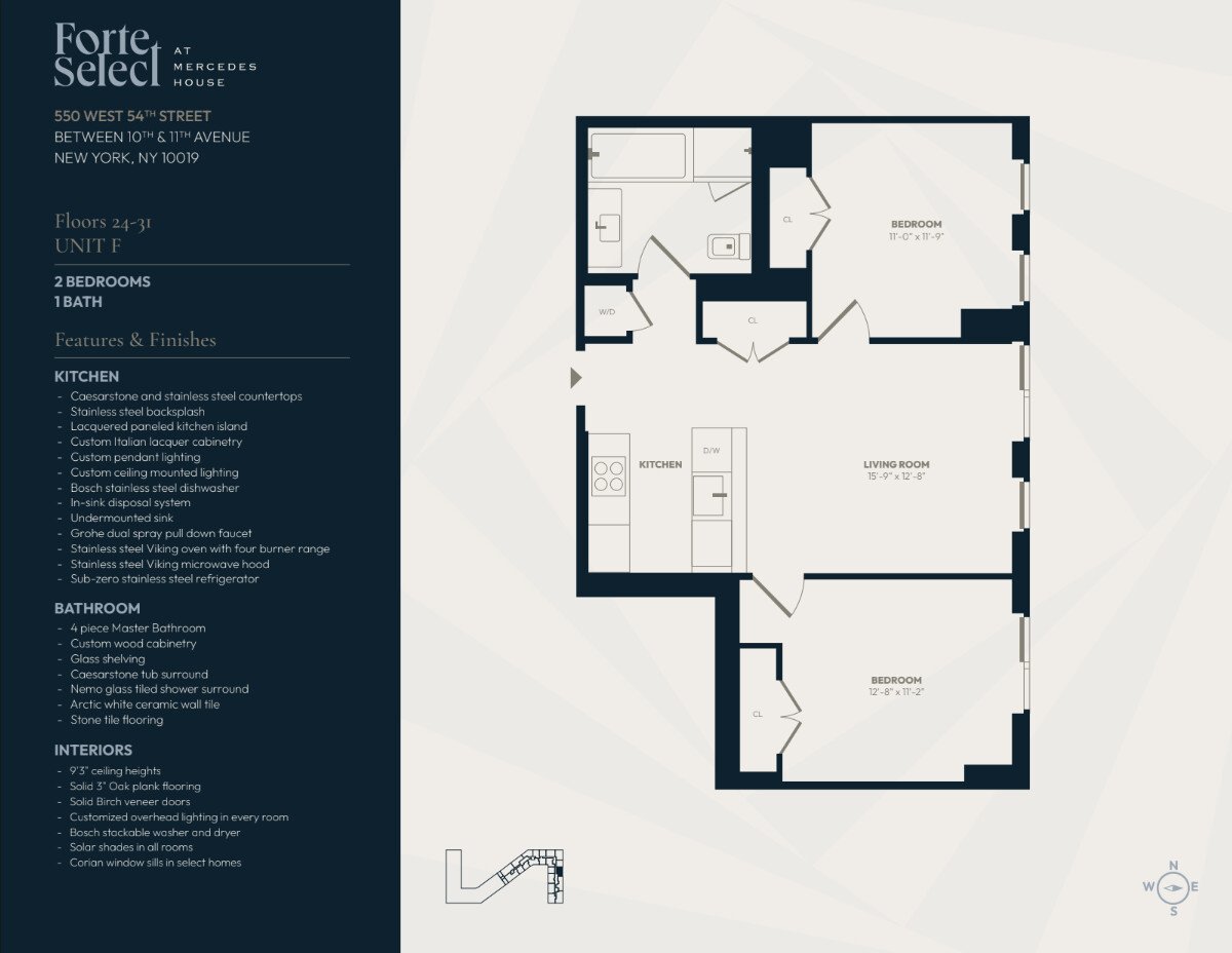 550 West 54th Street, Apt 24X