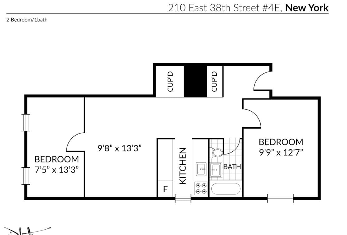 210 East 38th Street, Apt 4-E