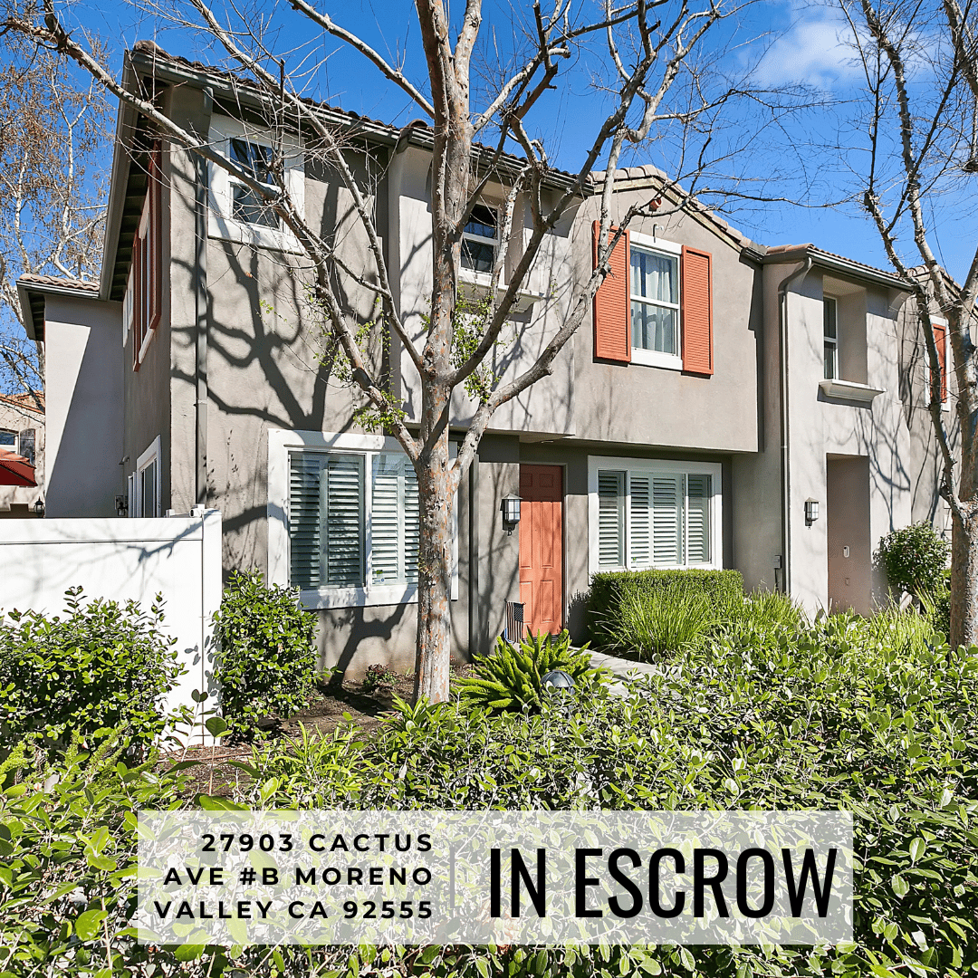 IN ESCROW! - 27903 Cactus Ave #B Moreno Valley CA 92555