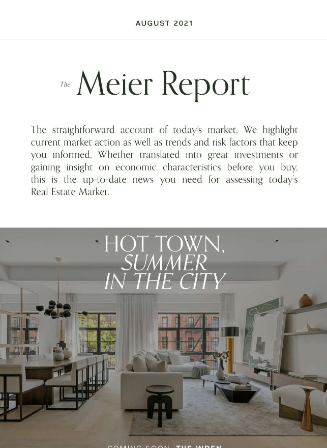 The Meier Report - August 2021