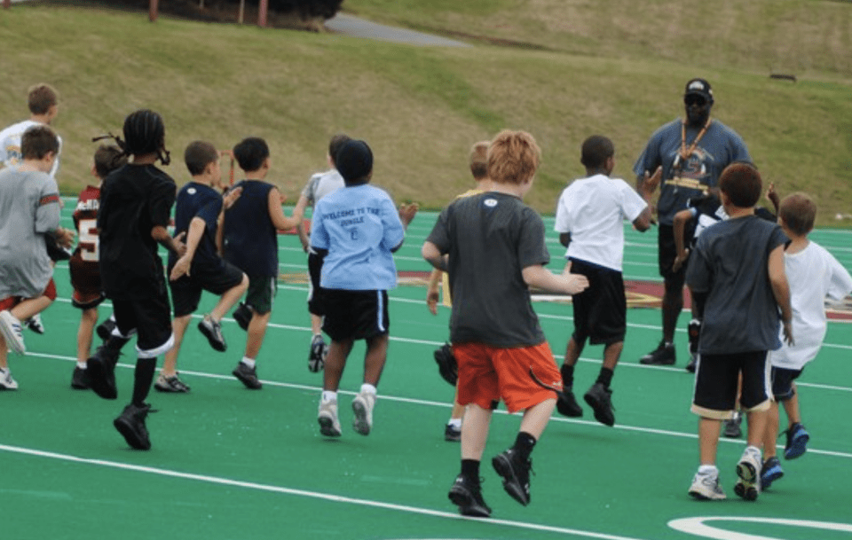 Amazing Clinic at Redskins Park for Local Youth