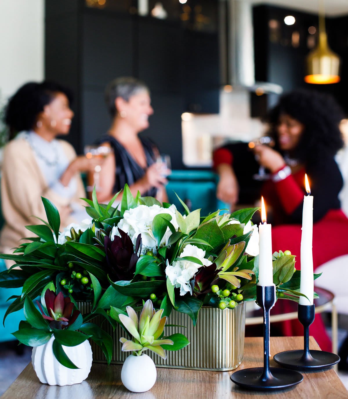 NEST Magazine - holiday decor and winter florals