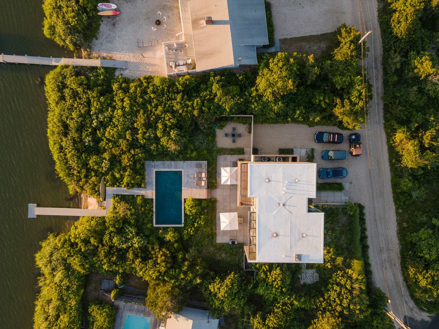 Unbelievable Sunsets Over Mecox Bay in a World-Class Modern