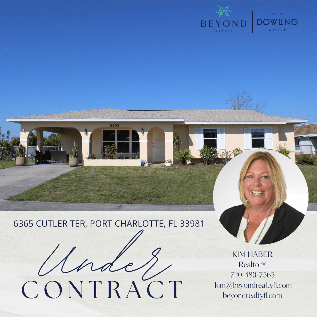 🏞️🏡UNDER CONTRACT🏡🏞️ 6365 CUTLER TER, PORT CHARLOTTE, FL 33981