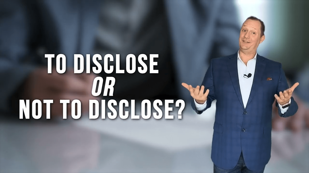 To Disclose or Not To Disclose