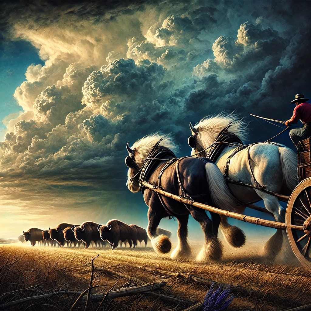 The Draft Horse and the Buffalo