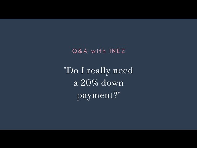 Day 4/28: Do I really need a 20% down payment?