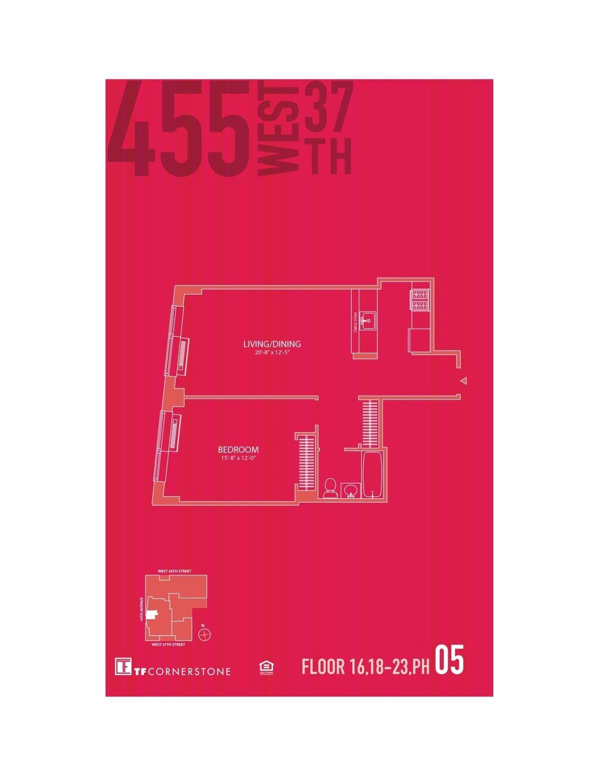 455 West 37th Street, Apt 1605
