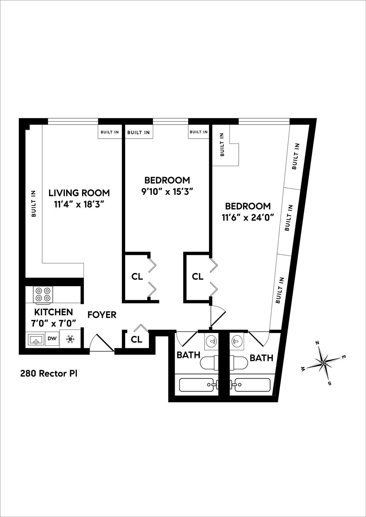 280 Rector Place, Apt 9-C