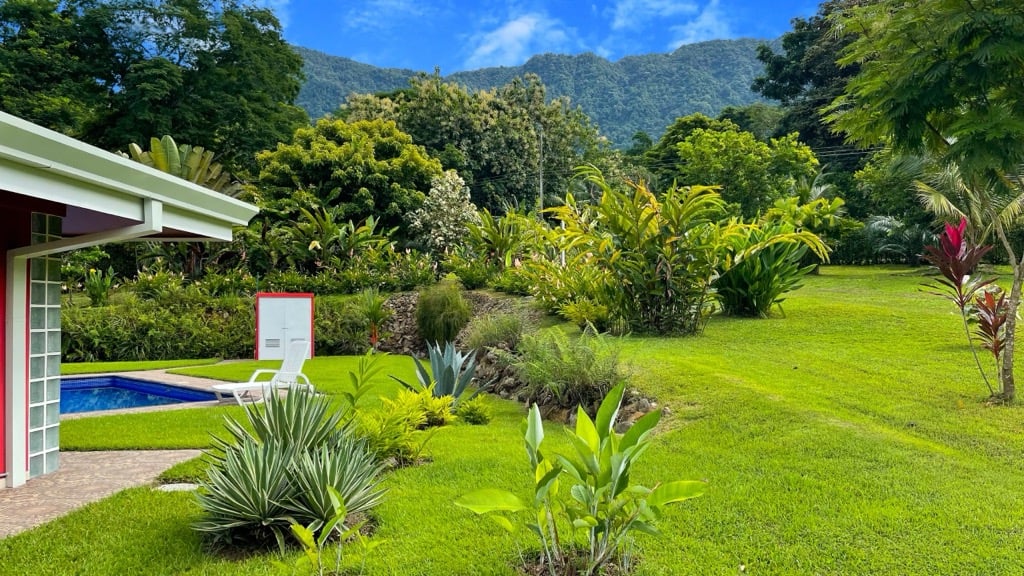 Contemporary Ojochal Retreat with Two Acres, Pool & Stream Access