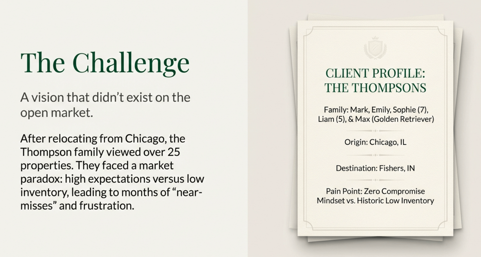 Off-Market Magic in Fishers &ndash; luxury brick colonial home in winter snow, Hamilton Proper neighborhood, Fishers Indiana real estate success story by Cara Conde