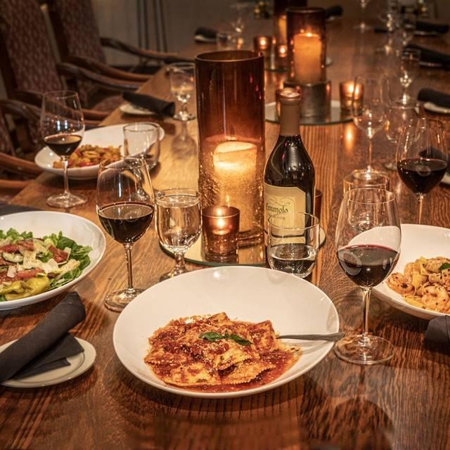Elegant Italian dining experience featuring handmade pasta, wine, and authentic cuisine at a Tampa Bay restaurant.