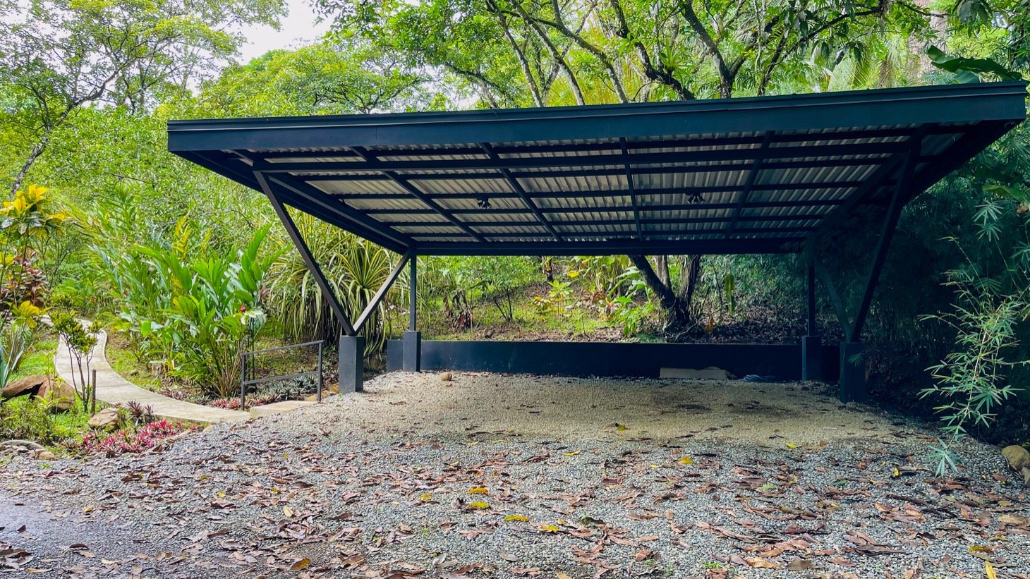 Modern House For Sale With Jungle View, Peaceful Stream, and Rental Cabins