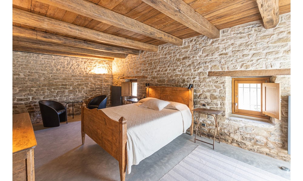 Stone Farmhouse Immersed In Nature