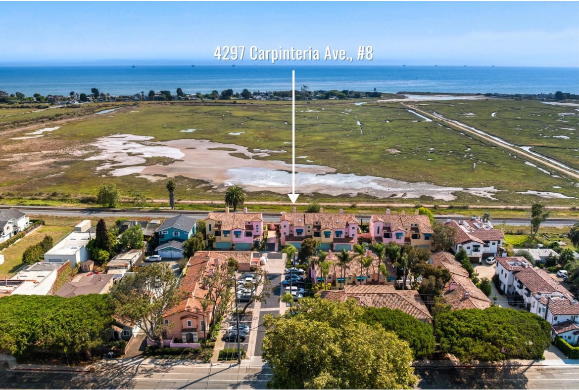 Carpinteria Townhouse with ocean & marsh views