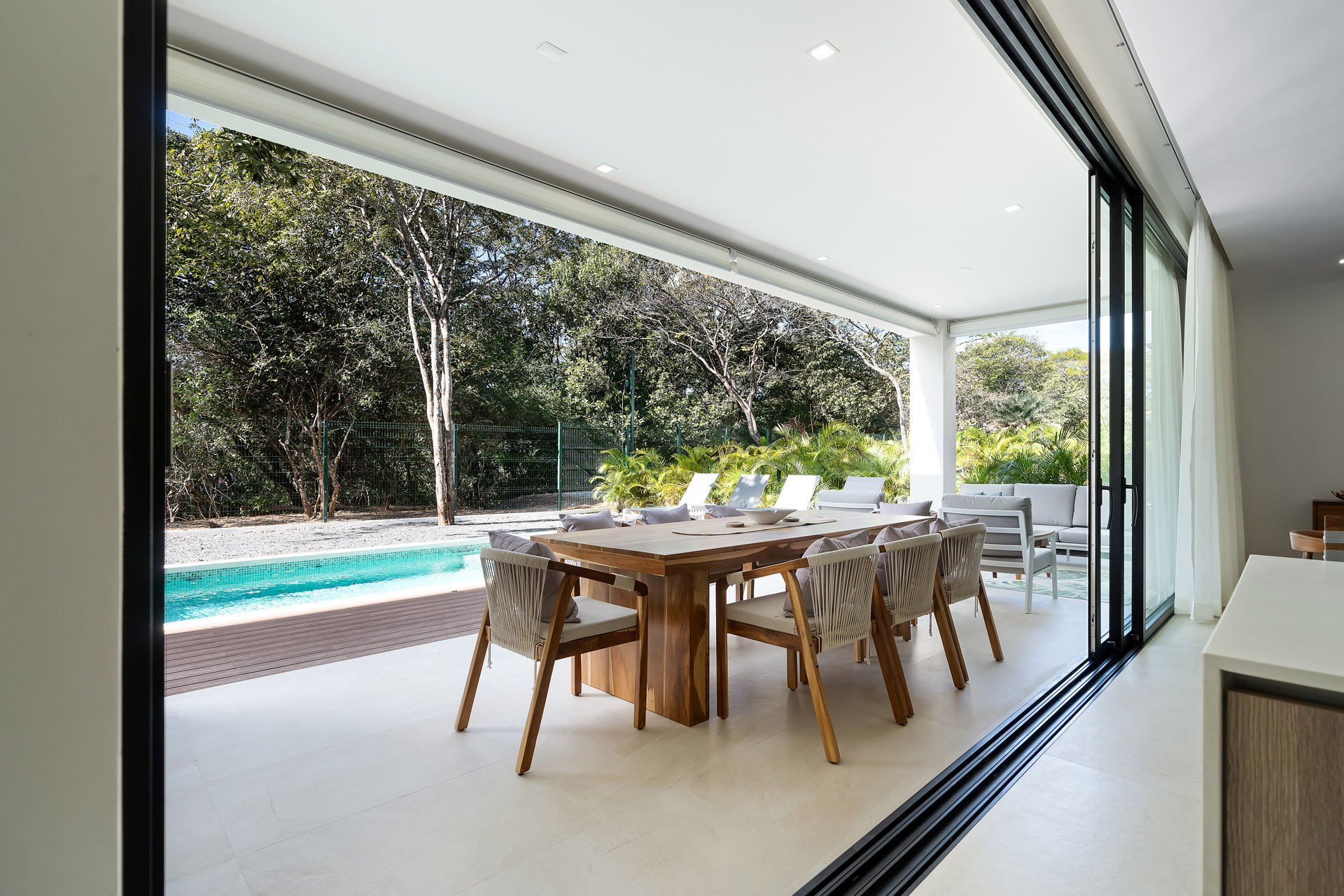 Villa Tropical Dawn | 4-Bedroom Modern Oasis in Bosques de Pinilla with Forest Views & Resort-Style Amenities