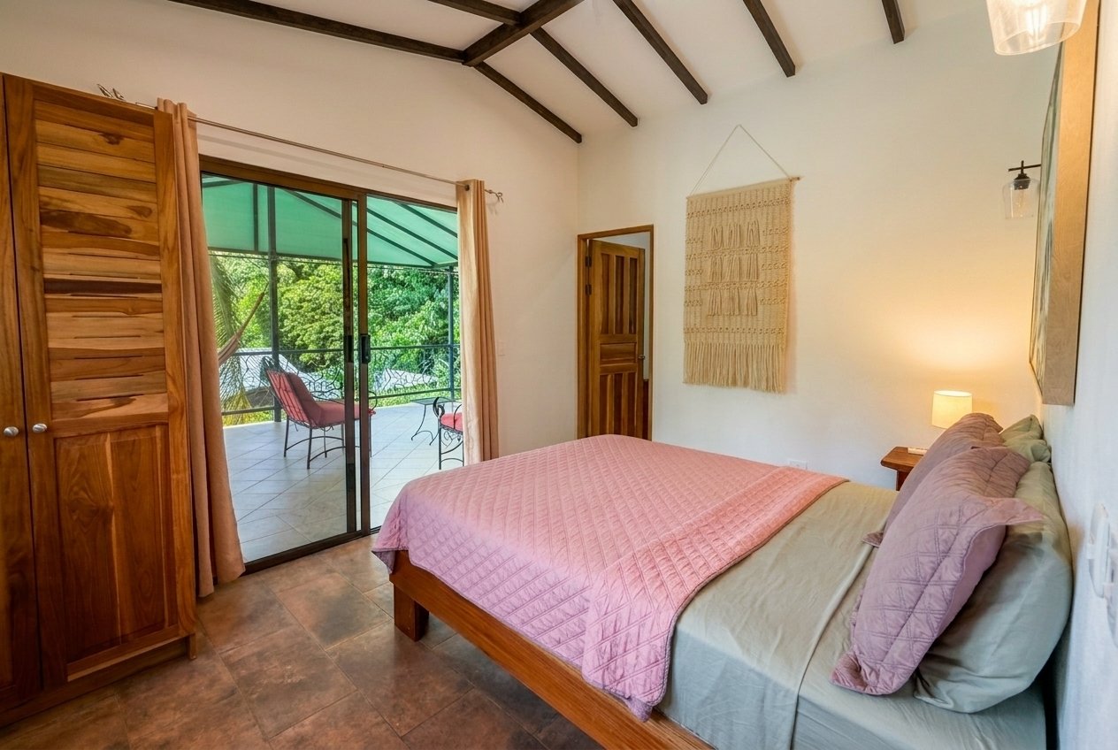 Serene 2-Bedroom Jungle Sanctuary with Private Pool & Gorgeous Balcony Views on Calle Buganvillea in Ojochal Costa Rica