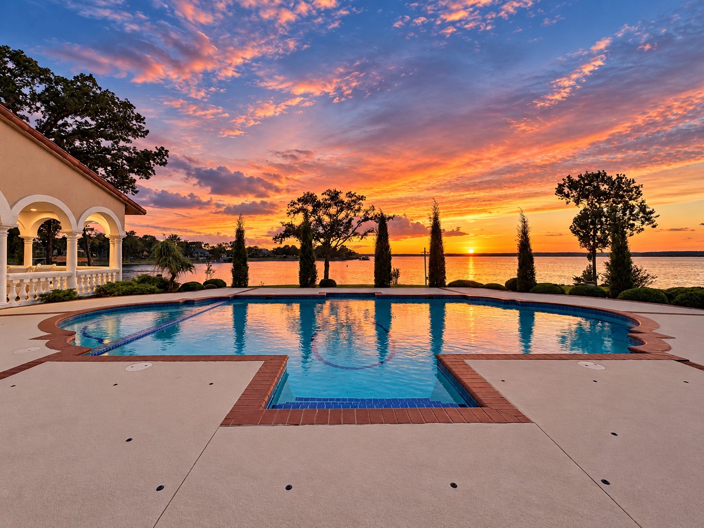 Mediterranean Estate Surrounded by the Beauty of Grand Lake 
