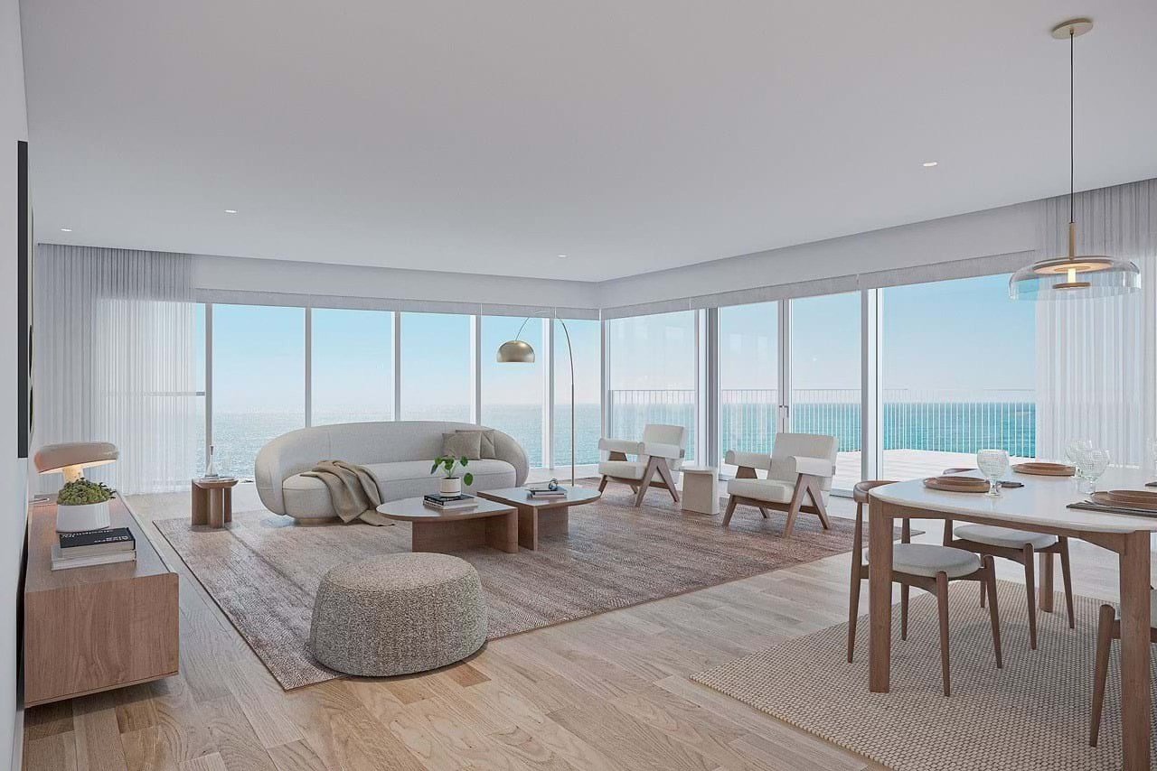 Bright 1-Bedroom Apartment with Balcony and Parking in Canidelo, Near Porto