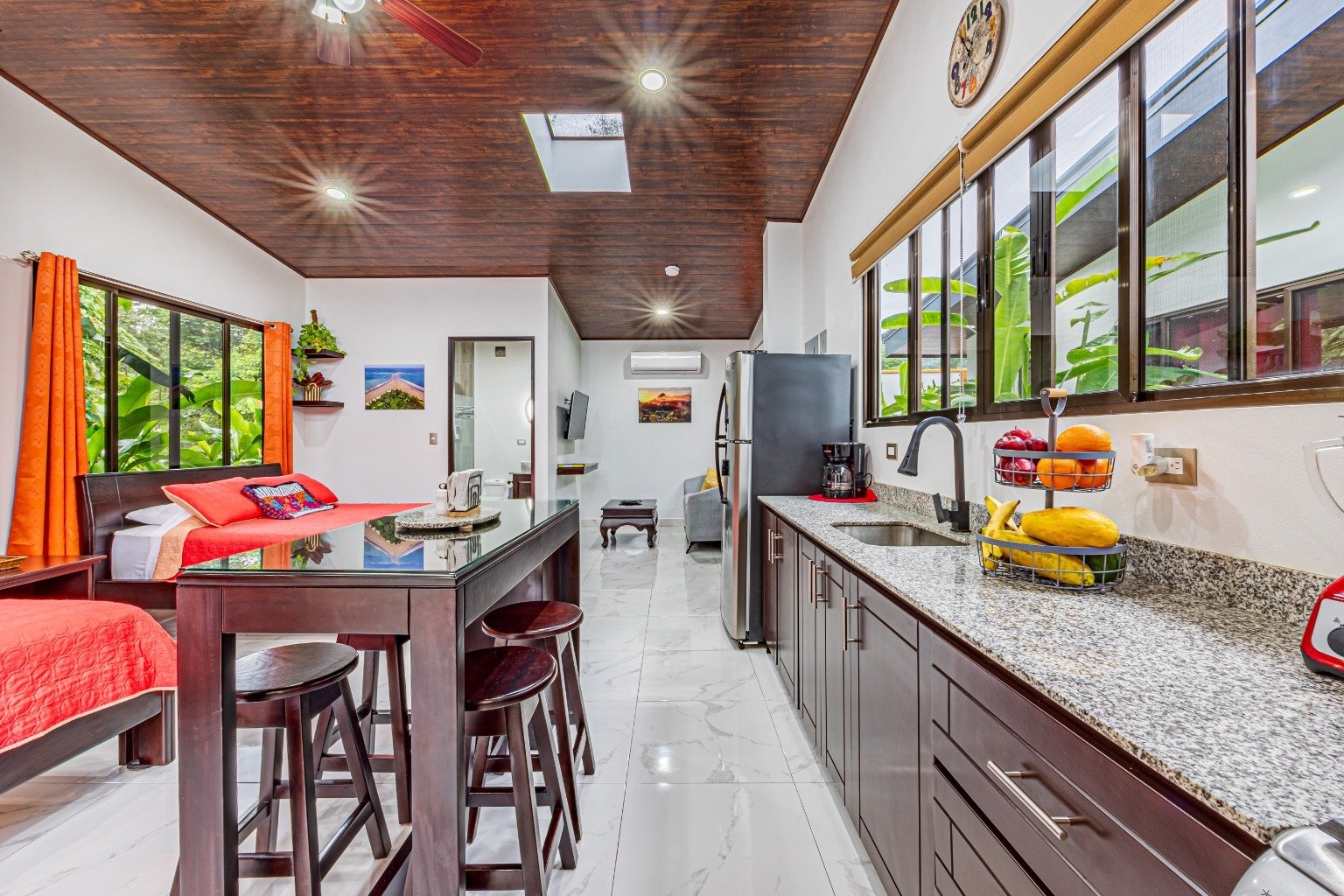 Incredible turnkey investment opportunity, 3 Rental villas, and a 2 Bedroom Home with a large pool.