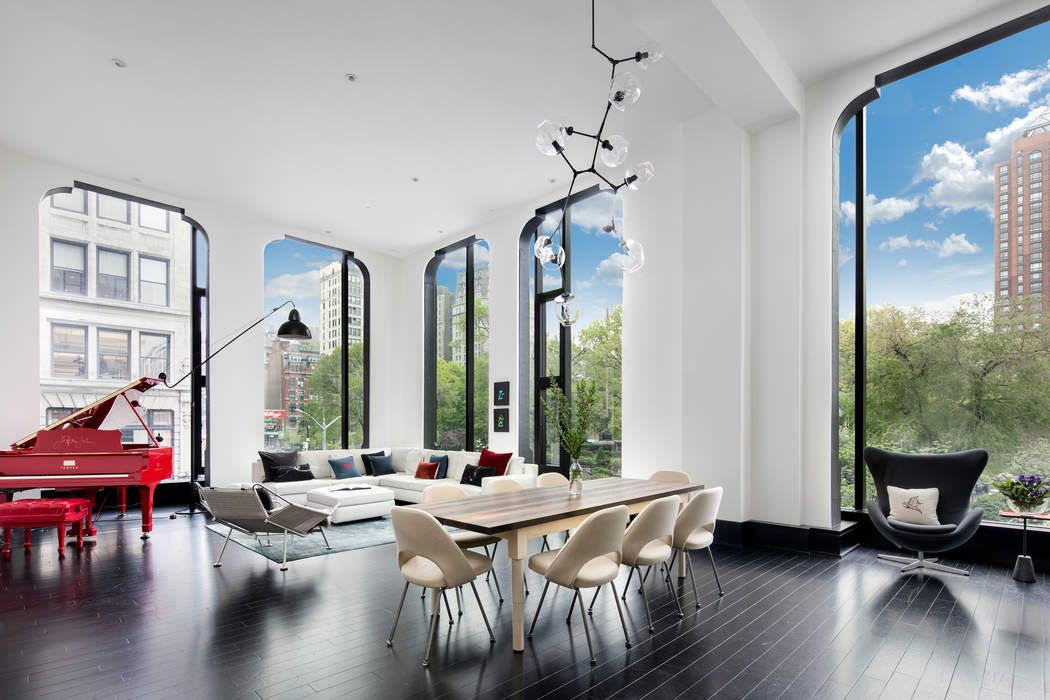 Double Height Drama With Park Views, 15 Union Square West, Unit 3B