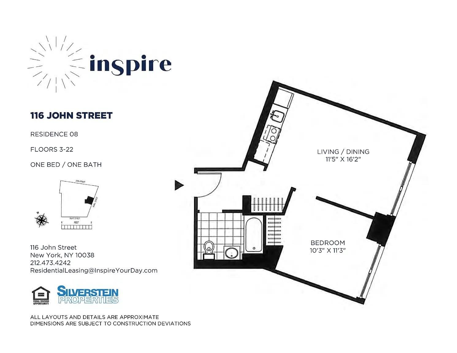 116 John Street, Apt 1508