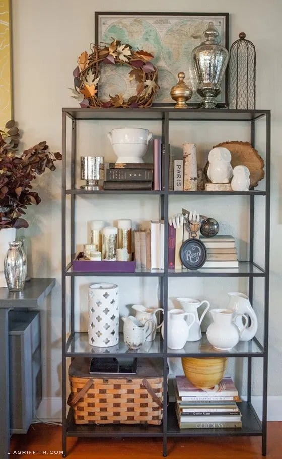 Styling Your Shelves