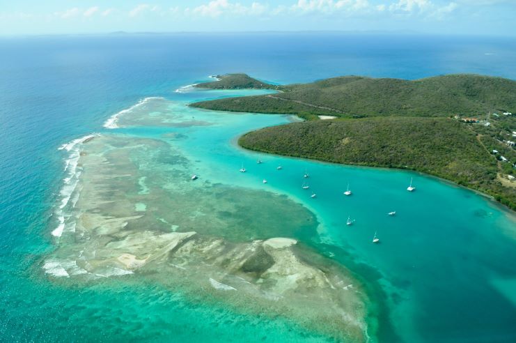 aerial view of Culebra,PR