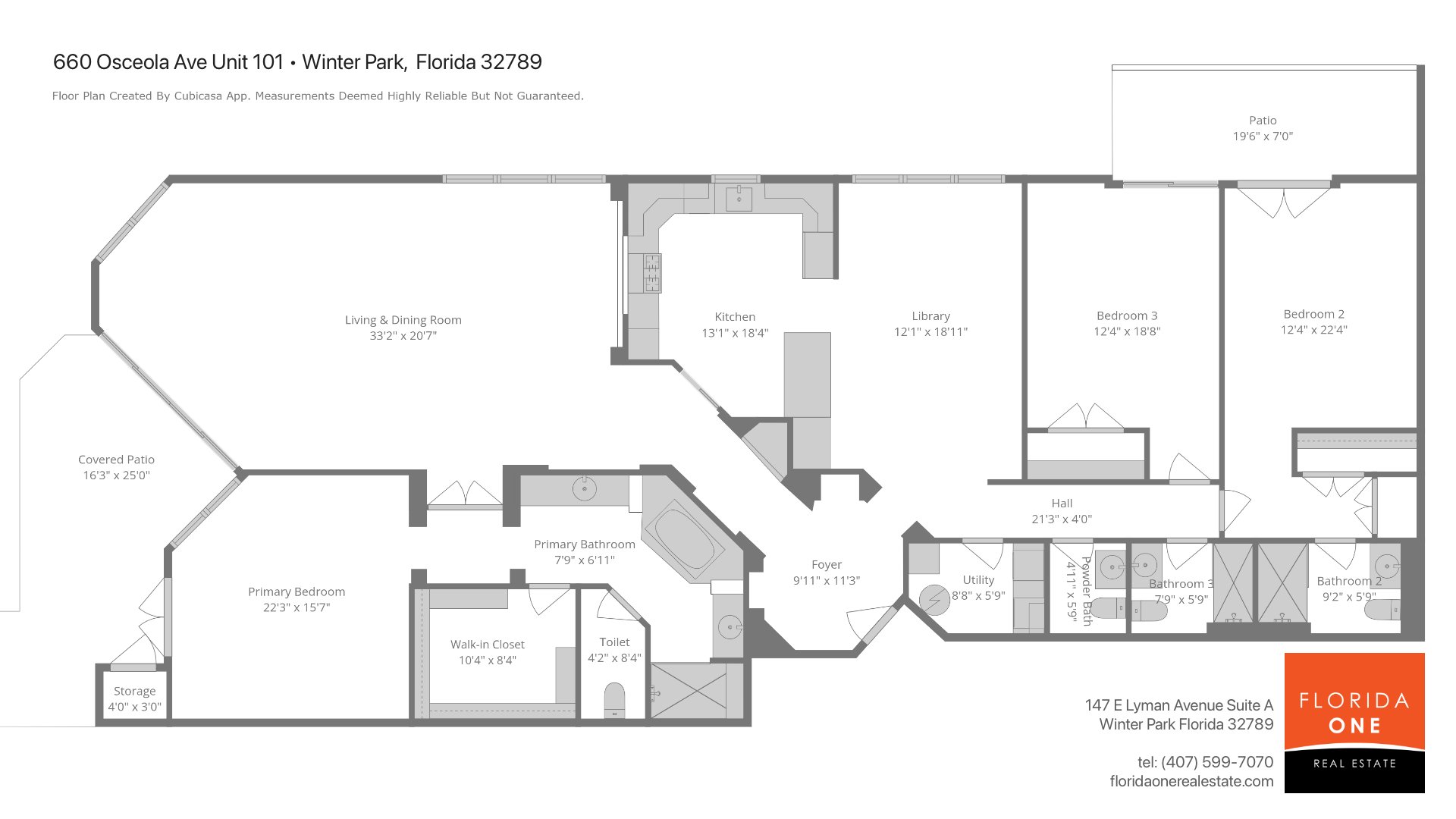 Spacious Winter Park Lakefront Condo in Perle du Lac