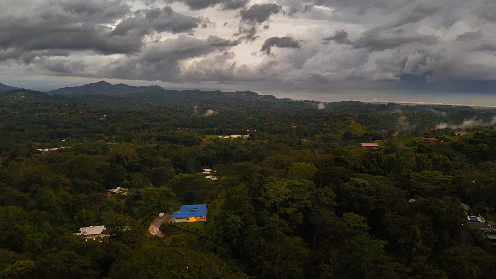 Private 2-Bed Hacienda with Ocean & Mountain Views, Pool & Development Potential in Ojochal