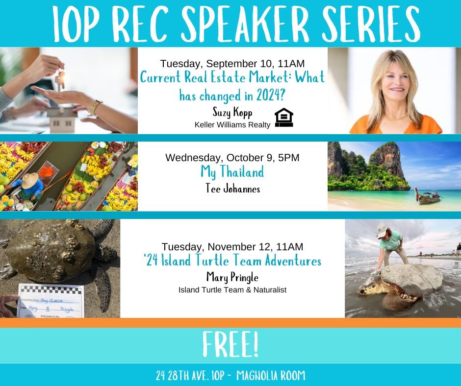 Suzy Presents at Isle of Palms Speaker Series- 2024