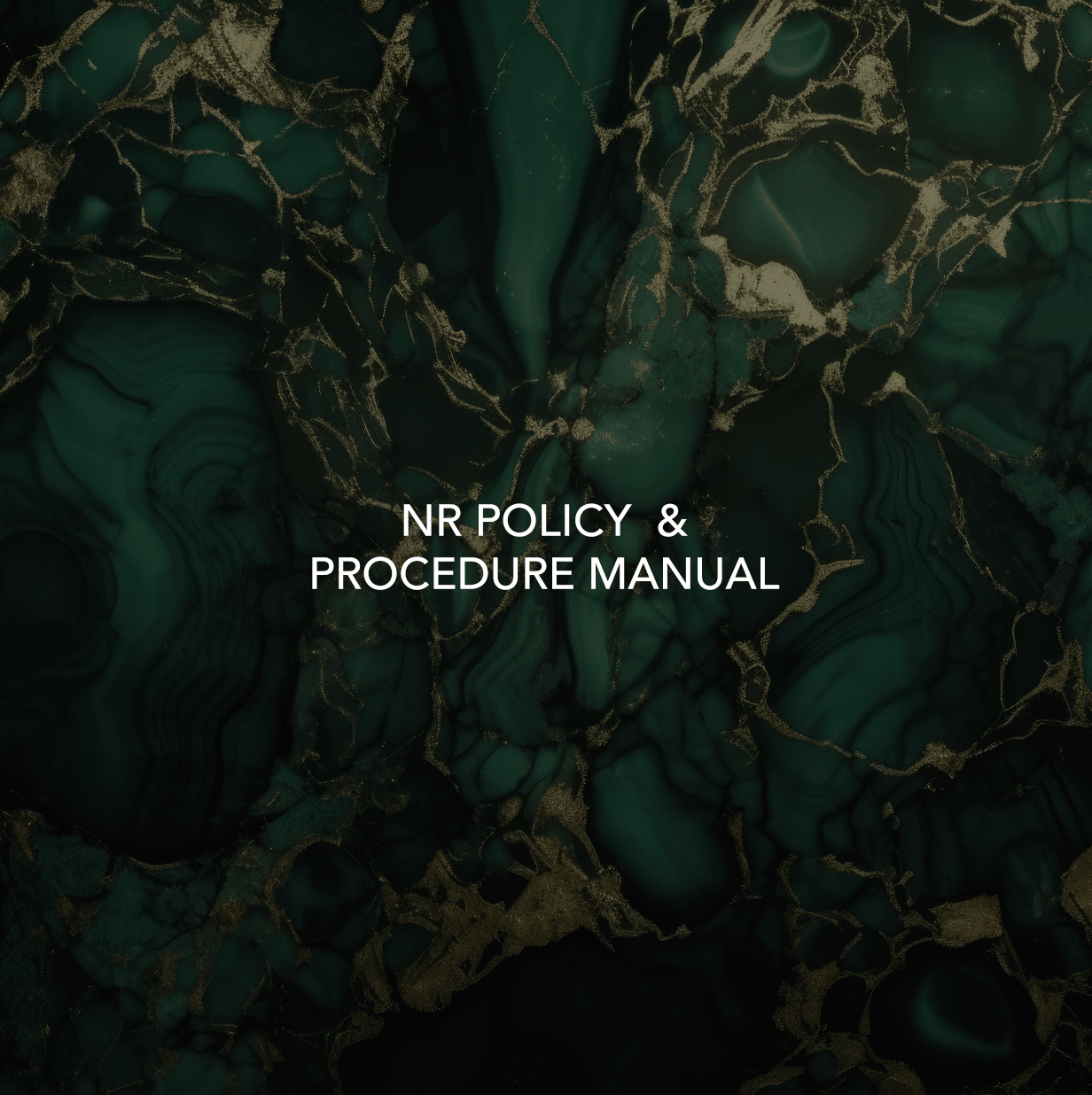 POLICY & PROCEDURE MANUAL