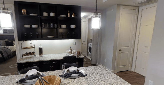 Built in shelving
