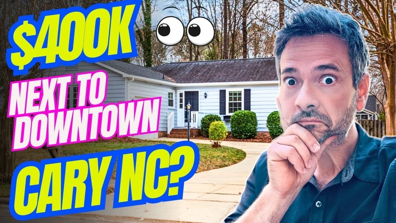 $400K? Most Affordable Neighborhood Next To Downtown Cary NC